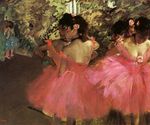 Dancers in Pink 1885